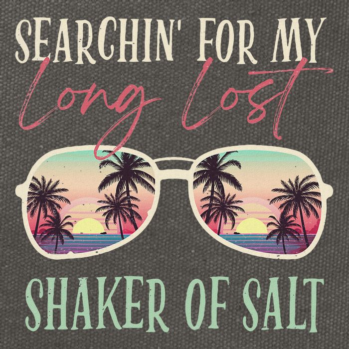 Funny Searching For My Long Lost Shaker Of Salt Shaker Cotton Canvas Backpack