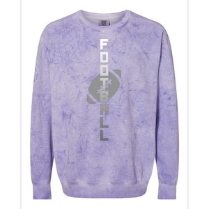 Football Sports Fan Logo Colorblast Crewneck Sweatshirt