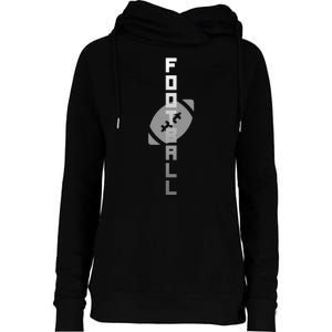 Football Sports Fan Logo Womens Funnel Neck Pullover Hood