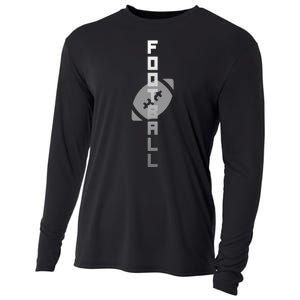 Football Sports Fan Logo Cooling Performance Long Sleeve Crew