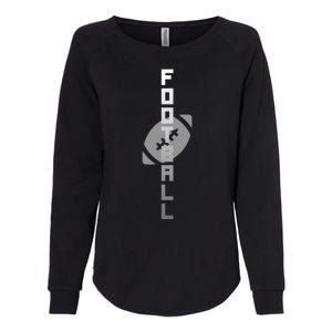 Football Sports Fan Logo Womens California Wash Sweatshirt