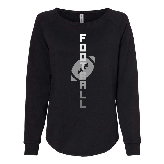 Football Sports Fan Logo Womens California Wash Sweatshirt