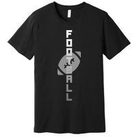 Football Sports Fan Logo Premium T-Shirt
