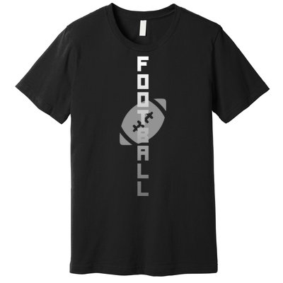 Football Sports Fan Logo Premium T-Shirt