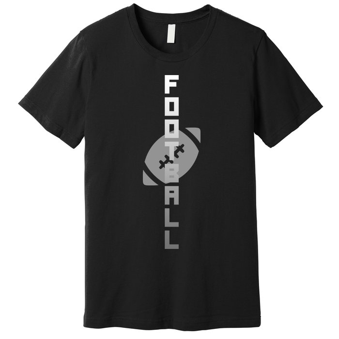 Football Sports Fan Logo Premium T-Shirt