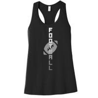 Football Sports Fan Logo Women's Racerback Tank