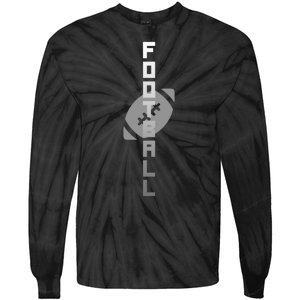 Football Sports Fan Logo Tie-Dye Long Sleeve Shirt