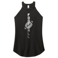 Football Sports Fan Logo Women's Perfect Tri Rocker Tank