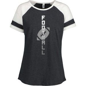 Football Sports Fan Logo Enza Ladies Jersey Colorblock Tee