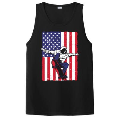 Funny Skateboarding For Skateboarding Skateboarder PosiCharge Competitor Tank