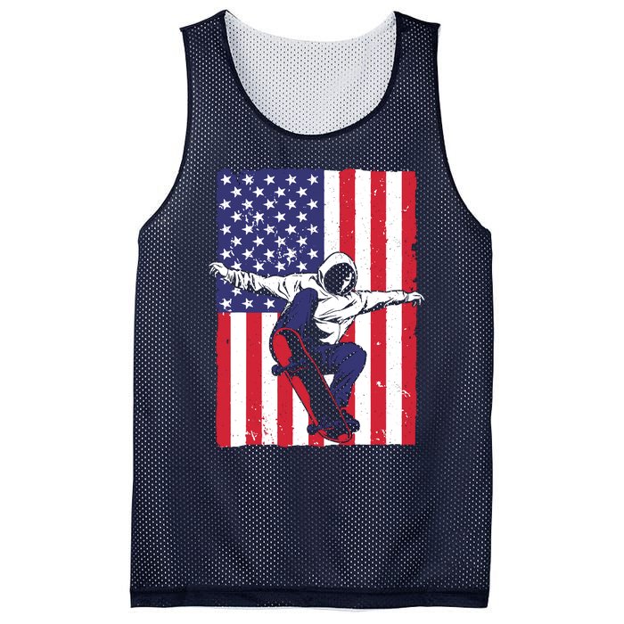 Funny Skateboarding For Skateboarding Skateboarder Mesh Reversible Basketball Jersey Tank