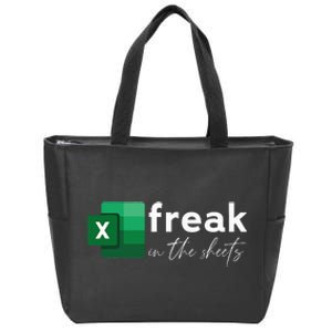 Funny Spreadsheet Freak In The Sheets Accountant Zip Tote Bag