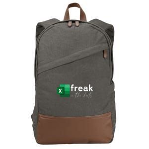 Funny Spreadsheet Freak In The Sheets Accountant Cotton Canvas Backpack