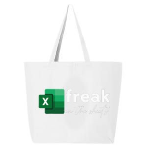 Funny Spreadsheet Freak In The Sheets Accountant 25L Jumbo Tote