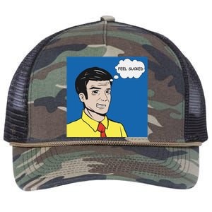 Feel Sucked Retro Rope Trucker Hat Cap