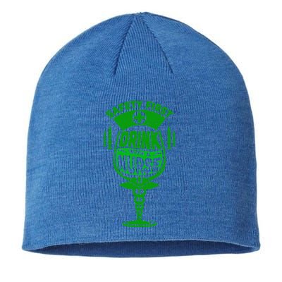 Funny Safety First With A Nurse St Patricks Day Meaningful Gift Sustainable Beanie