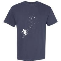 Freestyle Skiing Freeski Winter vintage Sports Skier Garment-Dyed Heavyweight T-Shirt