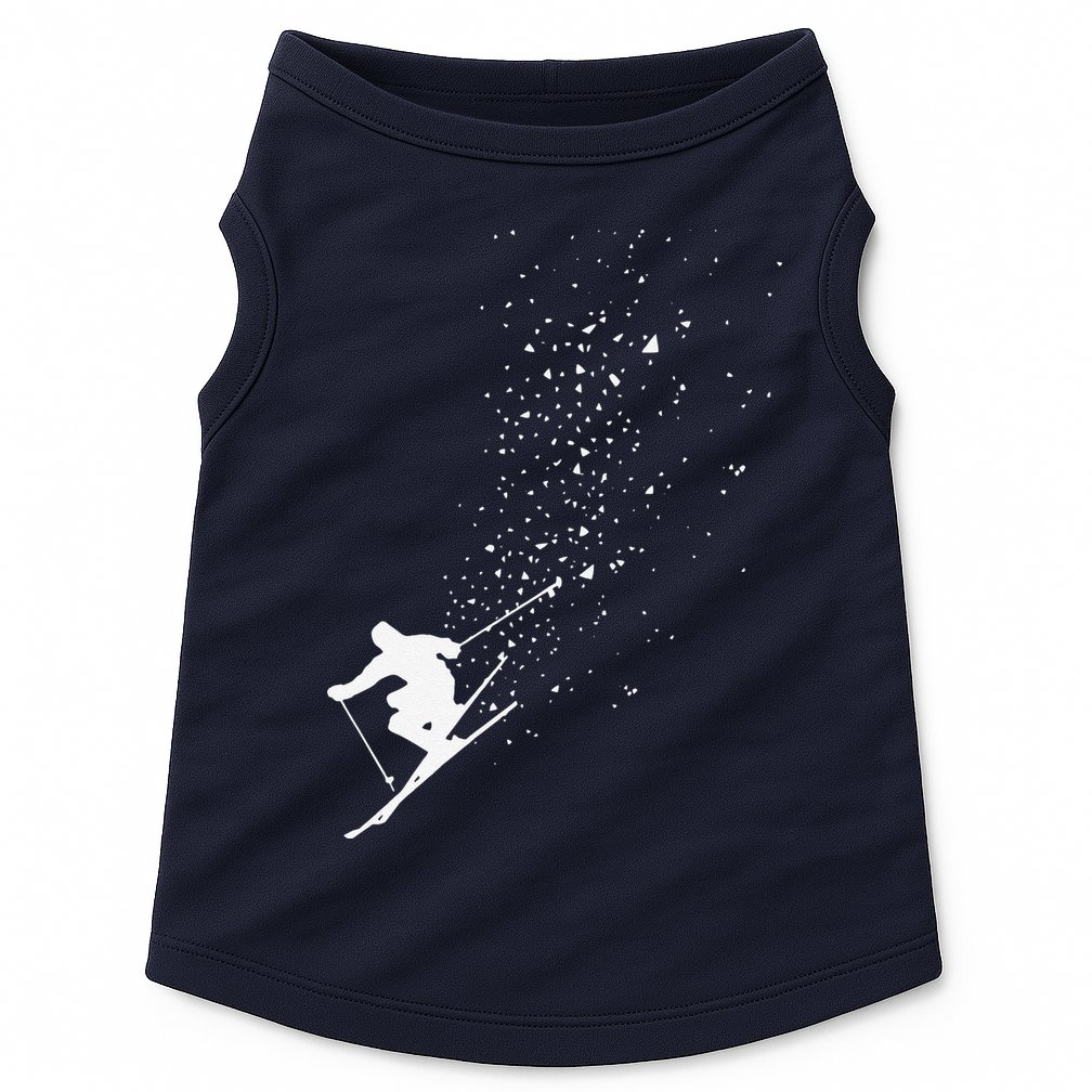 Freestyle Skiing Freeski Winter vintage Sports Skier Doggie Tank
