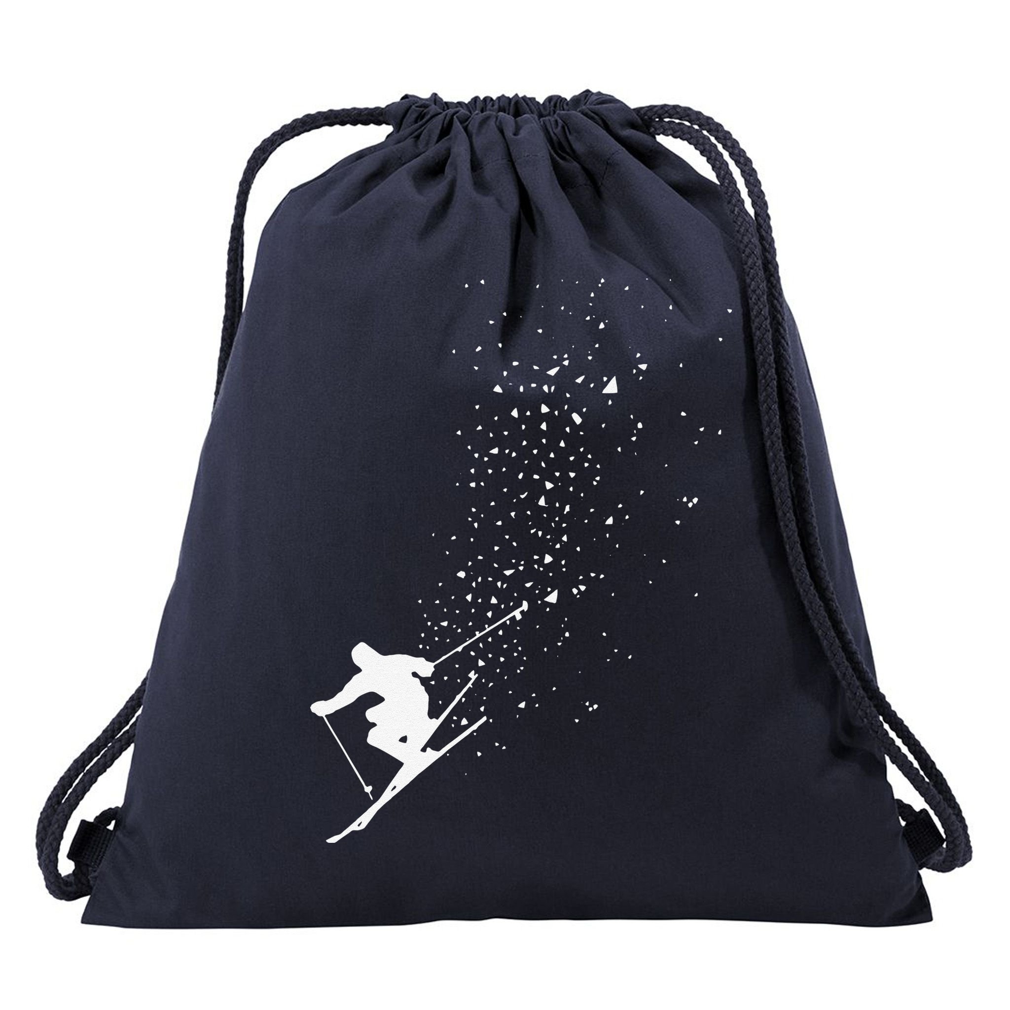 Freestyle Skiing Freeski Winter vintage Sports Skier Drawstring Bag