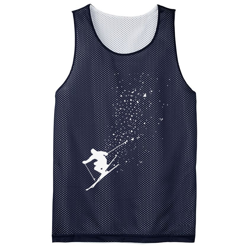 Freestyle Skiing Freeski Winter vintage Sports Skier Mesh Reversible Basketball Jersey Tank