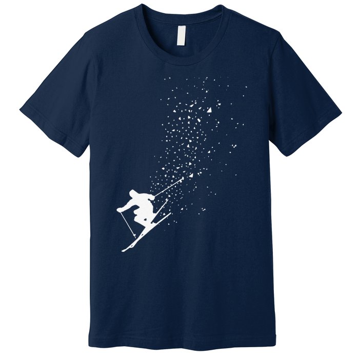 Freestyle Skiing Freeski Winter vintage Sports Skier Premium T-Shirt