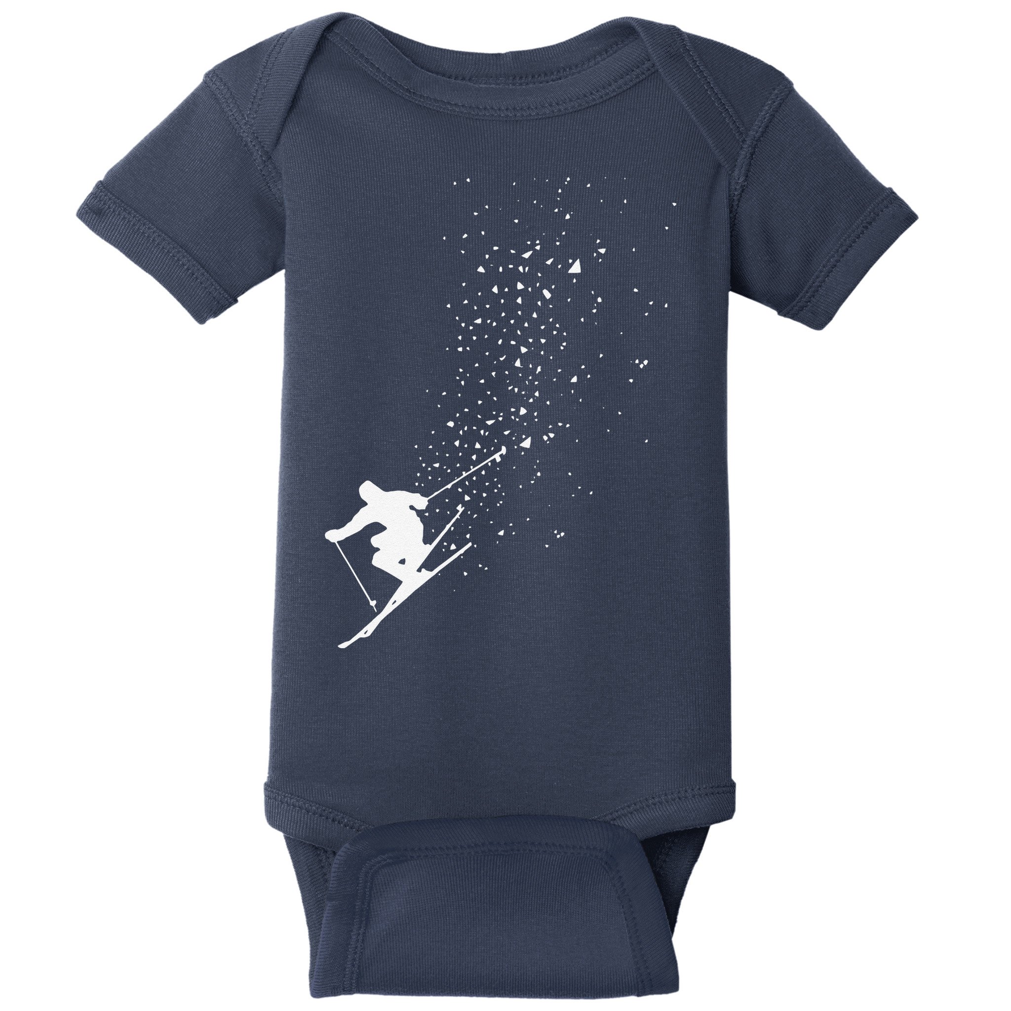 Freestyle Skiing Freeski Winter vintage Sports Skier Baby Bodysuit