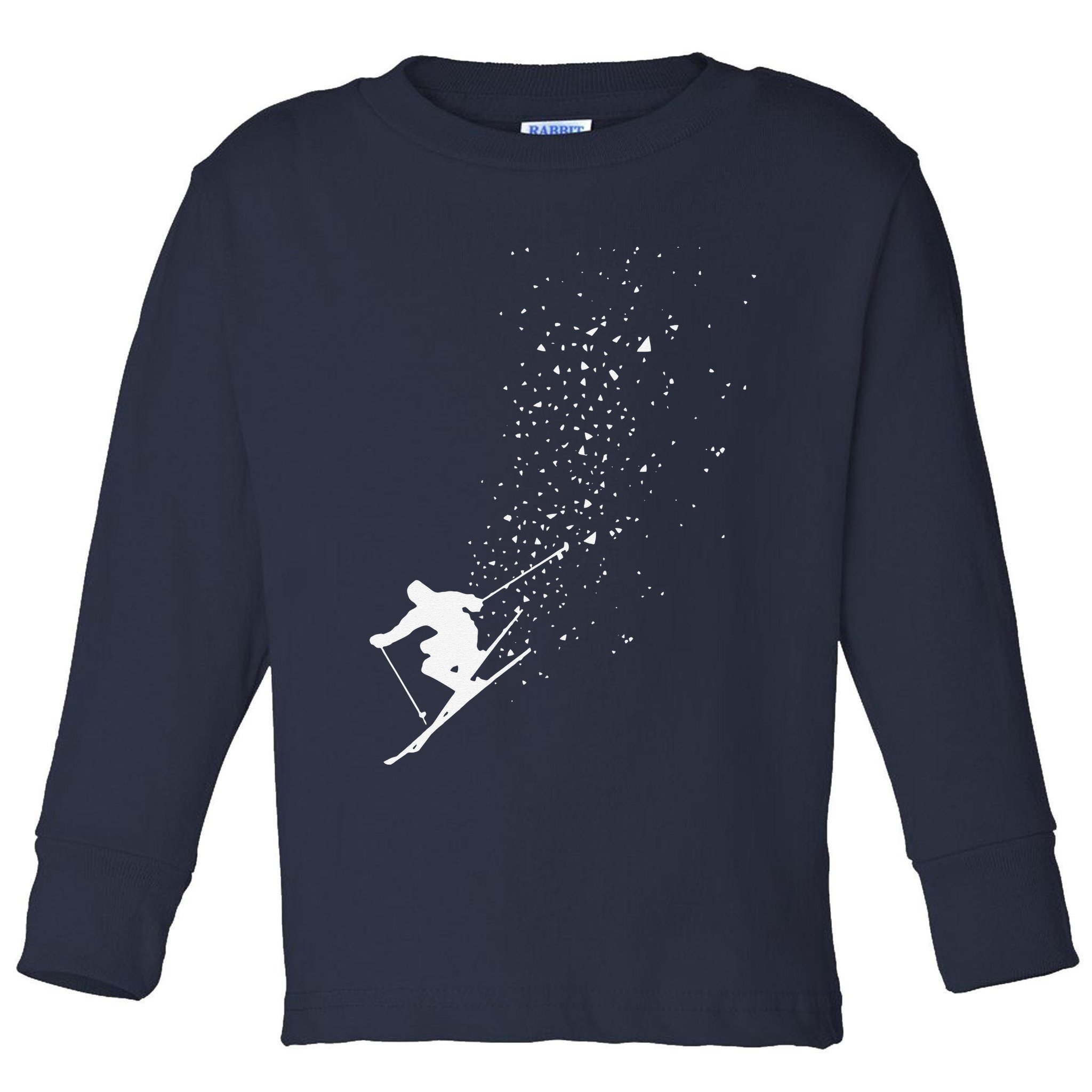 Freestyle Skiing Freeski Winter vintage Sports Skier Toddler Long Sleeve Shirt