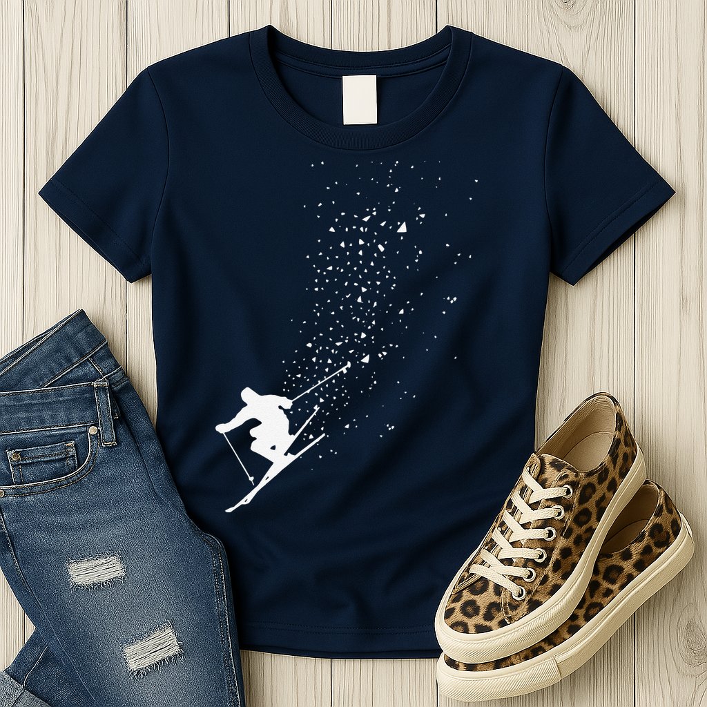 Freestyle Skiing Freeski Winter vintage Sports Skier Womens T-Shirt
