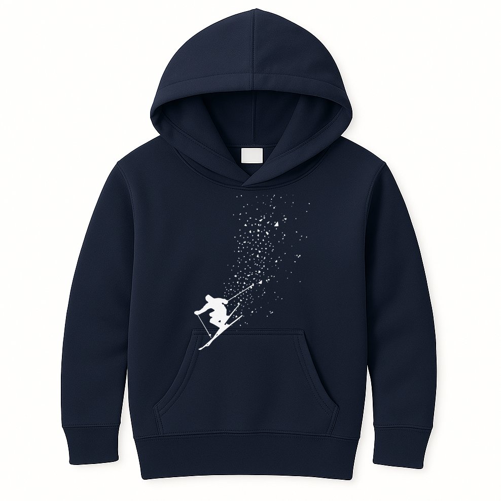 Freestyle Skiing Freeski Winter vintage Sports Skier Kids Hoodie
