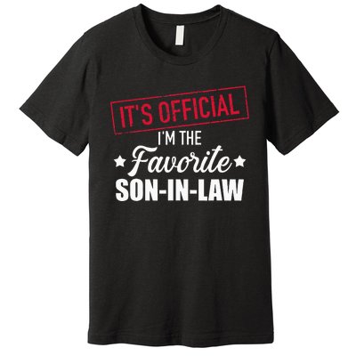 Favorite Soninlaw From Motherinlaw Or Fatherinlaw Premium T-Shirt