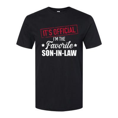 Favorite Soninlaw From Motherinlaw Or Fatherinlaw Softstyle CVC T-Shirt