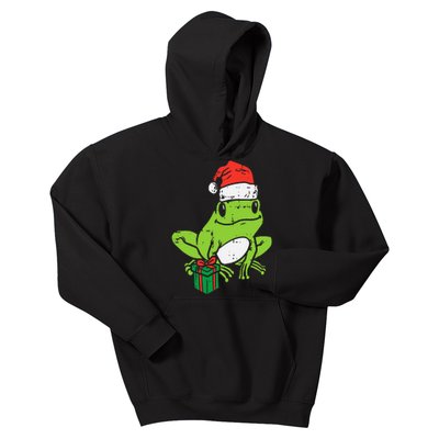 Frog Santa Funny Animal Christmas Xmas Kids Hoodie