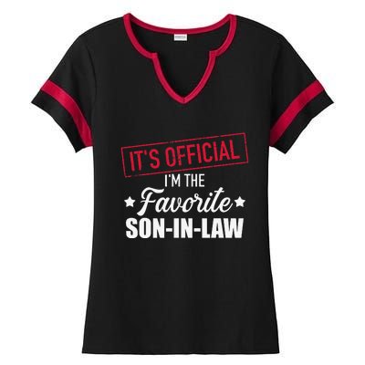 Favorite soninlaw from motherinlaw or fatherinlaw Ladies Halftime Notch Neck Tee