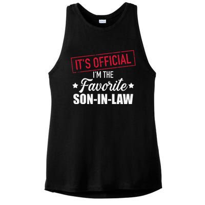 Favorite soninlaw from motherinlaw or fatherinlaw Ladies PosiCharge Tri-Blend Wicking Tank