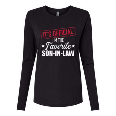 Favorite soninlaw from motherinlaw or fatherinlaw Womens Cotton Relaxed Long Sleeve T-Shirt