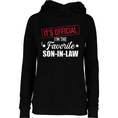 Favorite soninlaw from motherinlaw or fatherinlaw Womens Funnel Neck Pullover Hood