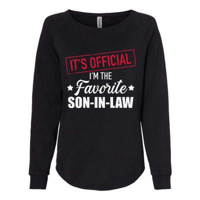 Favorite soninlaw from motherinlaw or fatherinlaw Womens California Wash Sweatshirt