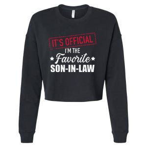 Favorite soninlaw from motherinlaw or fatherinlaw Cropped Pullover Crew