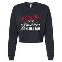 Favorite soninlaw from motherinlaw or fatherinlaw Cropped Pullover Crew