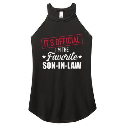 Favorite soninlaw from motherinlaw or fatherinlaw Women's Perfect Tri Rocker Tank