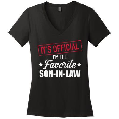 Favorite soninlaw from motherinlaw or fatherinlaw Women's V-Neck T-Shirt