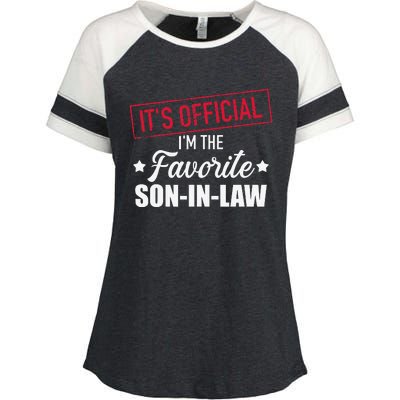 Favorite soninlaw from motherinlaw or fatherinlaw Enza Ladies Jersey Colorblock Tee