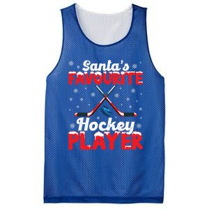 Funny SantaS Favourite Hockey Player Christmas Snowflakes Meaningful Gift Mesh Reversible Basketball Jersey Tank