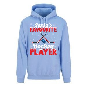 Funny SantaS Favourite Hockey Player Christmas Snowflakes Meaningful Gift Unisex Surf Hoodie