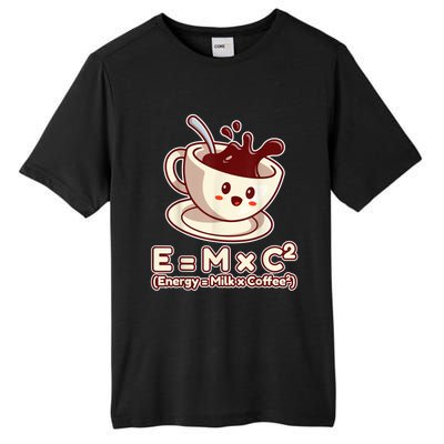 Funny Science Formula E=MC2 Energy Milk Coffee Kawaii Tall Fusion ChromaSoft Performance T-Shirt