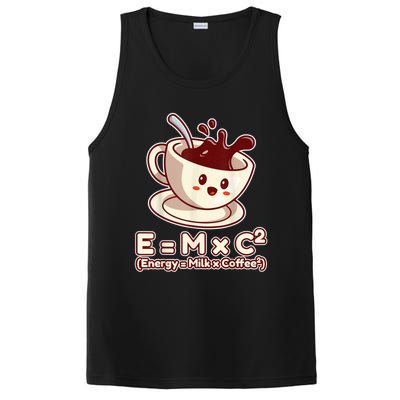 Funny Science Formula E=MC2 Energy Milk Coffee Kawaii PosiCharge Competitor Tank