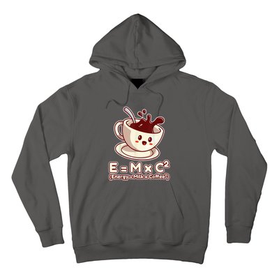 Funny Science Formula E=MC2 Energy Milk Coffee Kawaii Hoodie