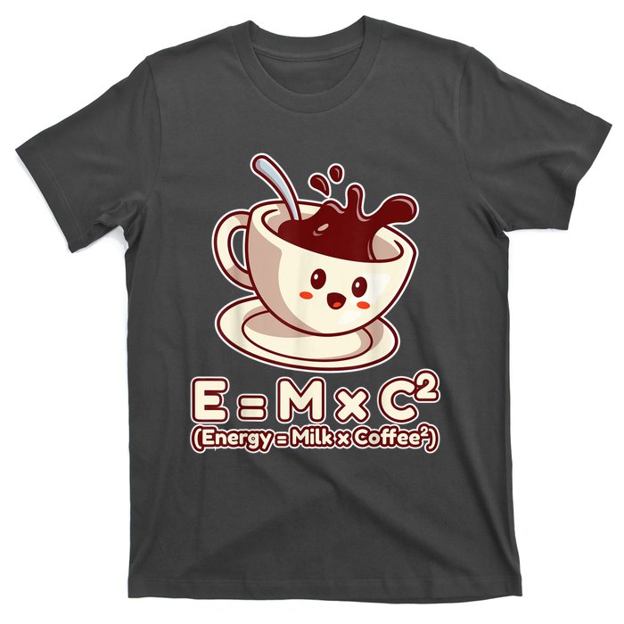 Funny Science Formula E=MC2 Energy Milk Coffee Kawaii T-Shirt