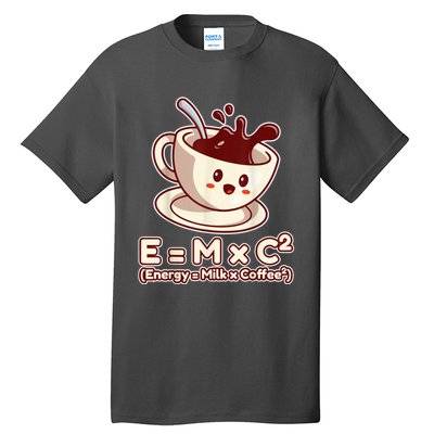 Funny Science Formula E=MC2 Energy Milk Coffee Kawaii Tall T-Shirt