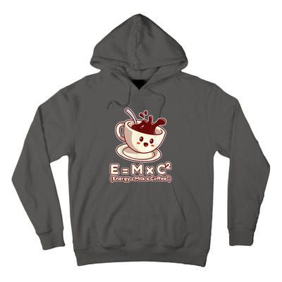 Funny Science Formula E=MC2 Energy Milk Coffee Kawaii Tall Hoodie